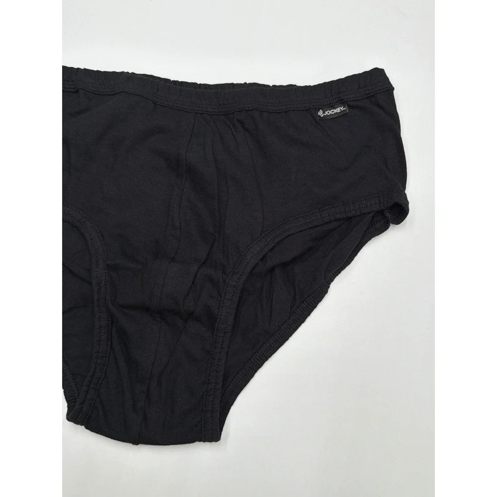 Jockey Elance 1 Poco Briefs Black Mens‎ Underwear Size XL